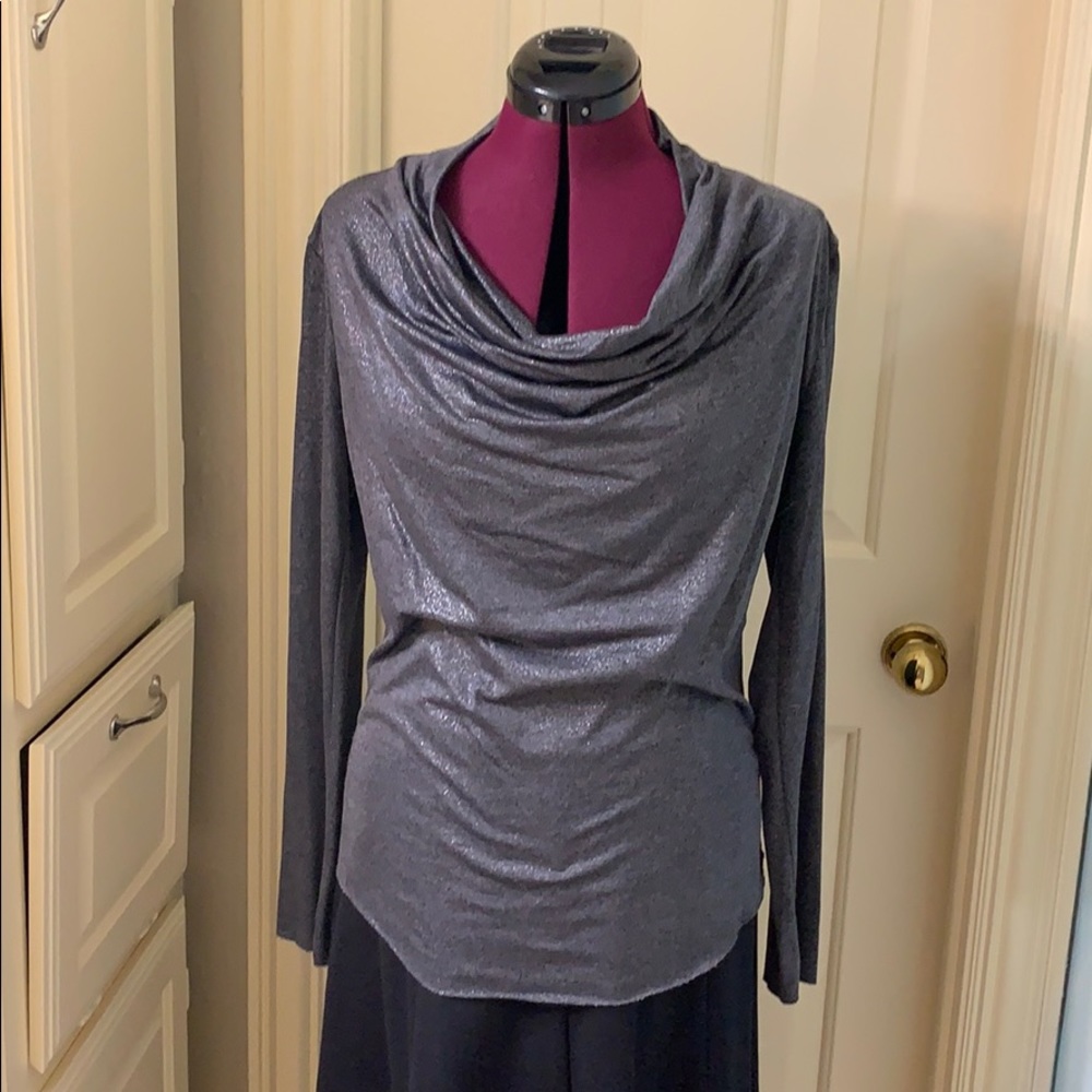 Tunic length knit top